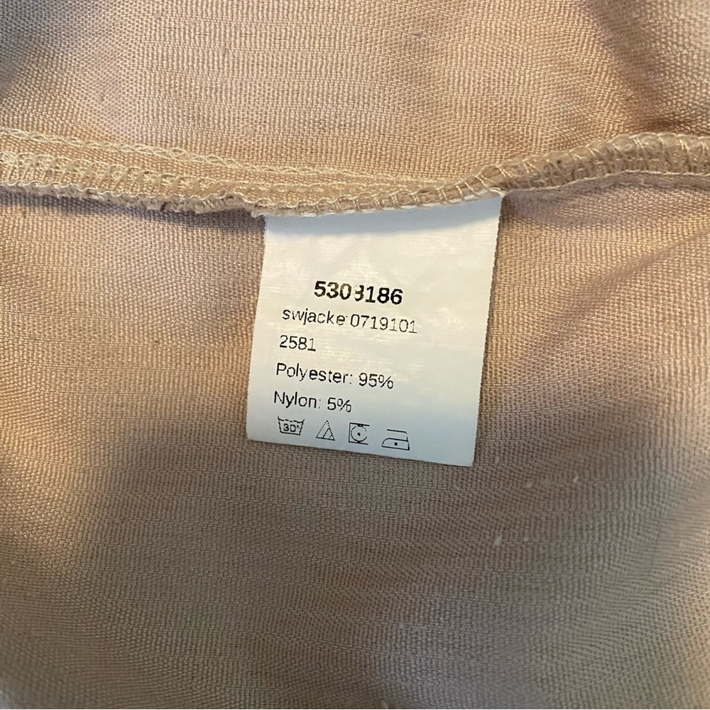 Shein Ivory Corduroy Jacket size L - Picture 10 of 10